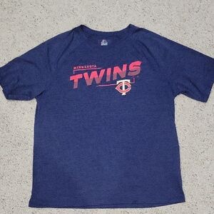 Majestic Men's Blue Minnesota Twins Graphic Tee
